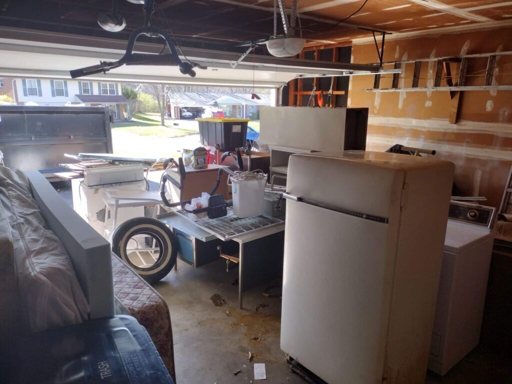 garage full for appliance removal in washington dc